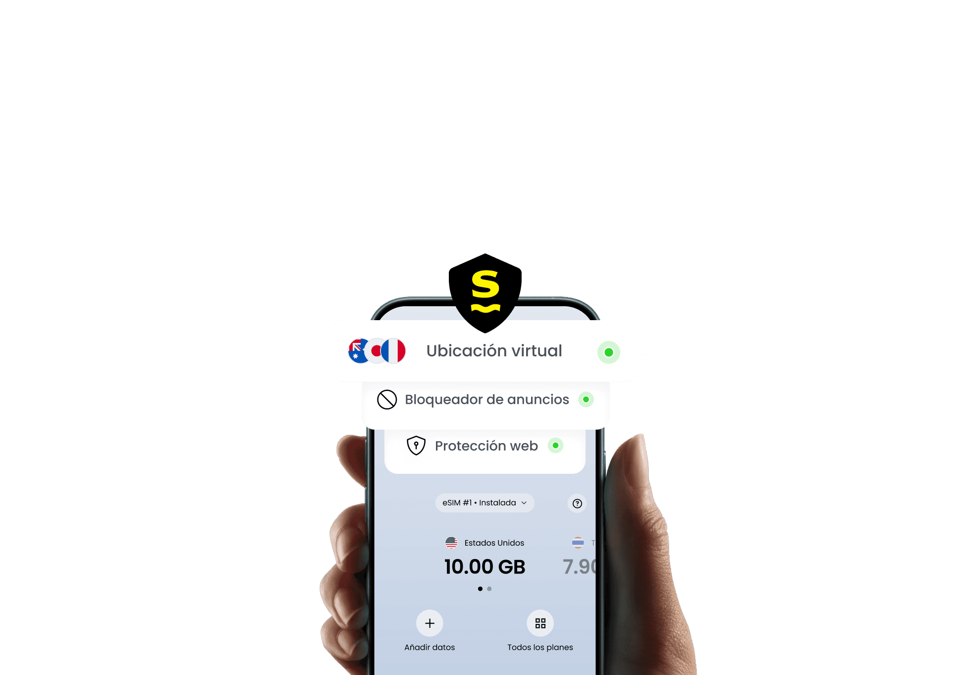 Disfruta una navegación más segura con las funciones de seguridad de Saily.