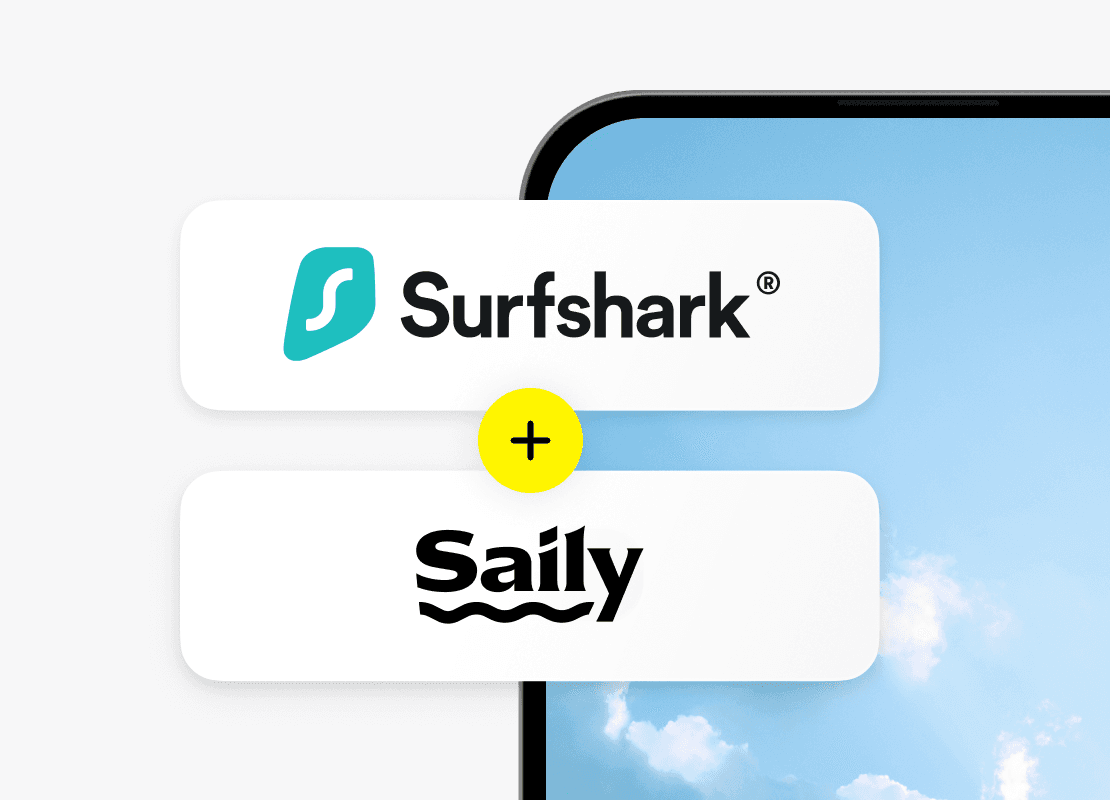 surfshark and saily partnership 555x400