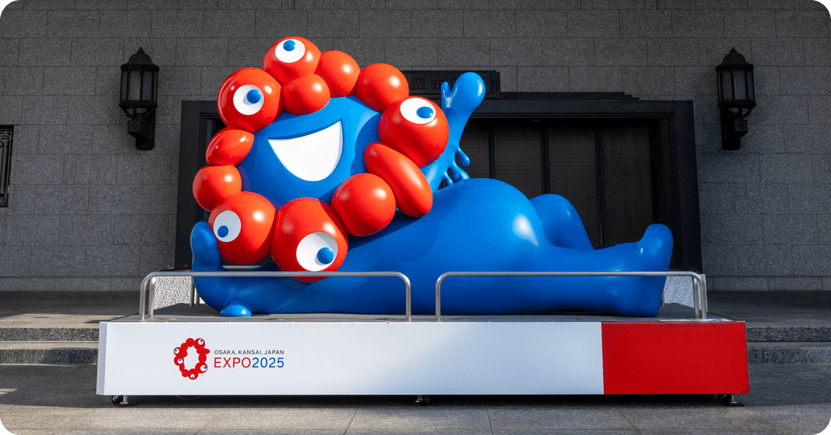 MYAKU-MYAKU, the official mascot of the 2025 Osaka World Expo.