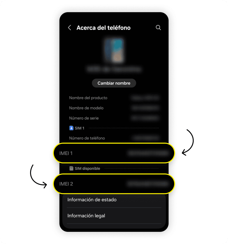 Cómo encontrar el IMEI en un dispositivo Android: Paso 3
