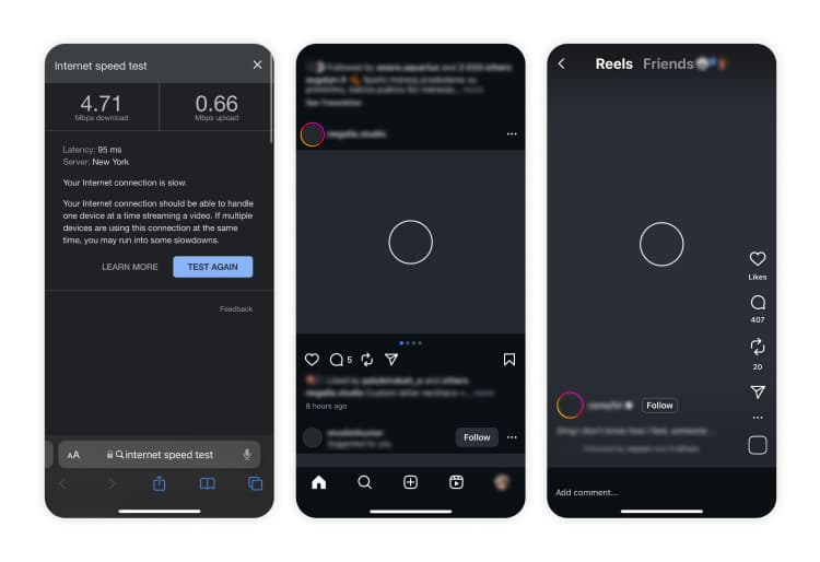 aloSIM eSIM’s network performance during the AWS outage. 