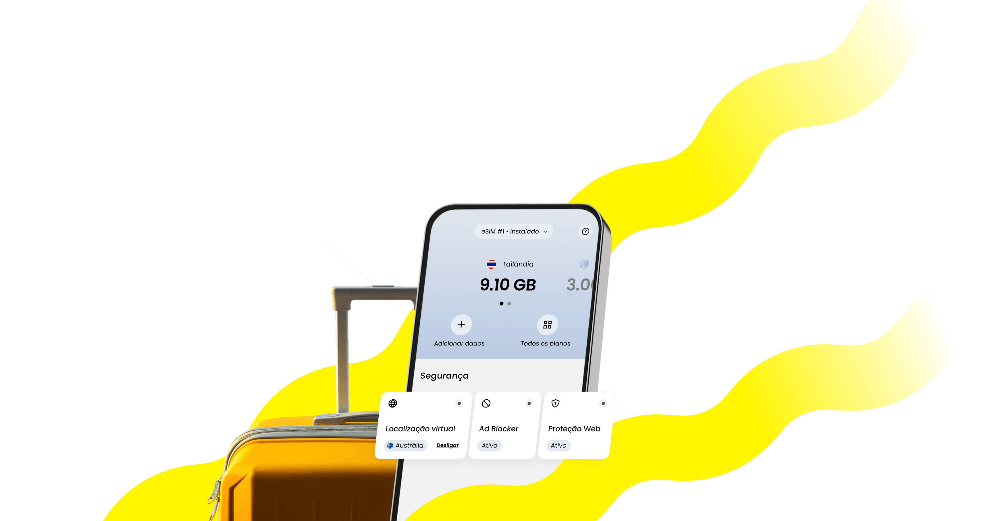 Saily, a aplicação de eSIM internacional.