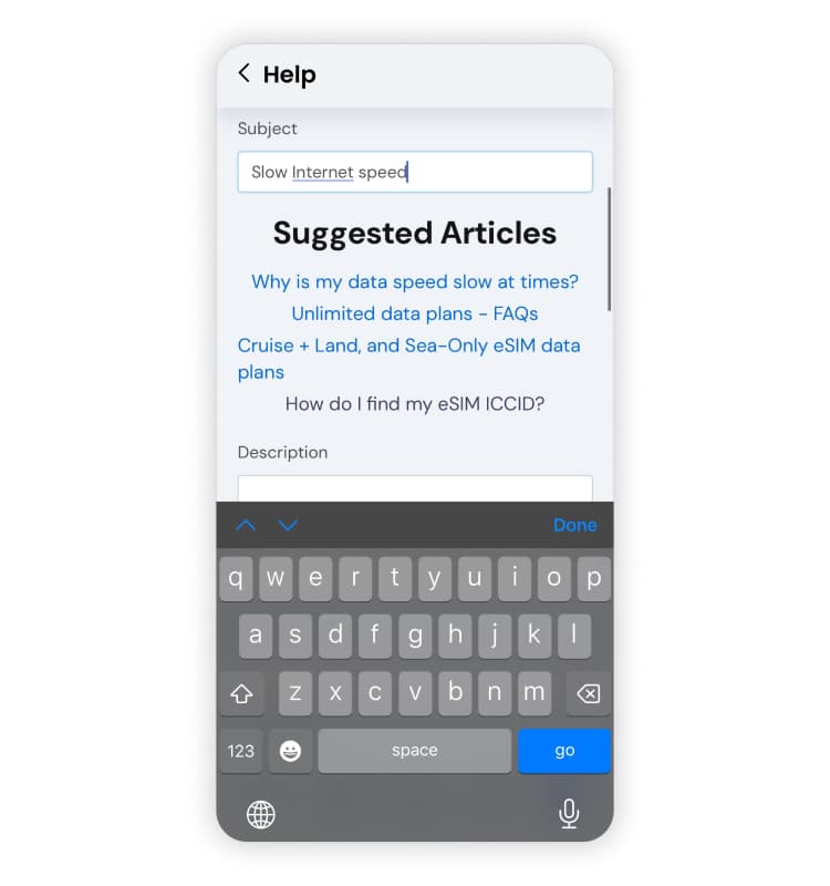 Support articles on GigSky’s Help Center.
