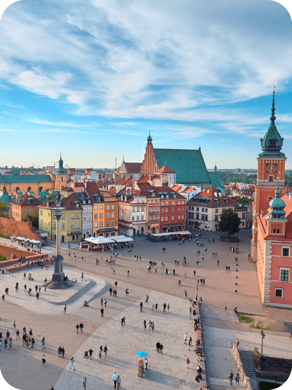 Planes de datos eSIM para Polonia.