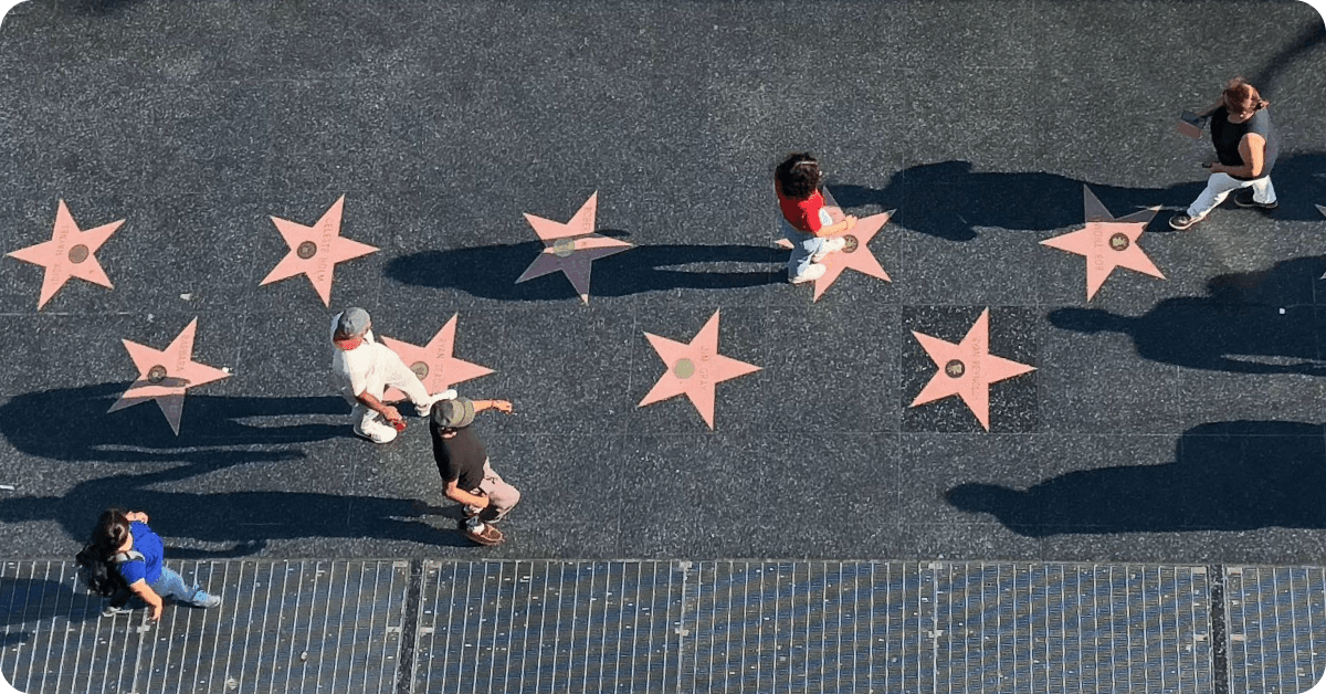 Hollywood: Walk of Fame and studios