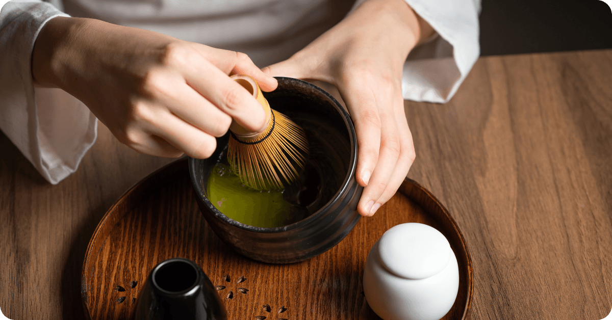 Process of tea ceremony