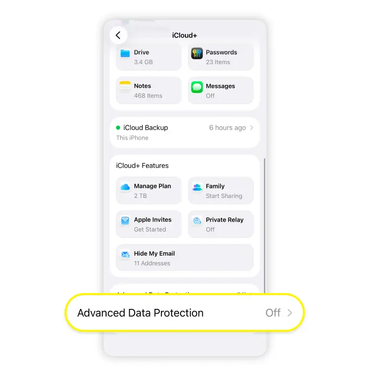 How to encrypt text messages on iPhones: Step 6