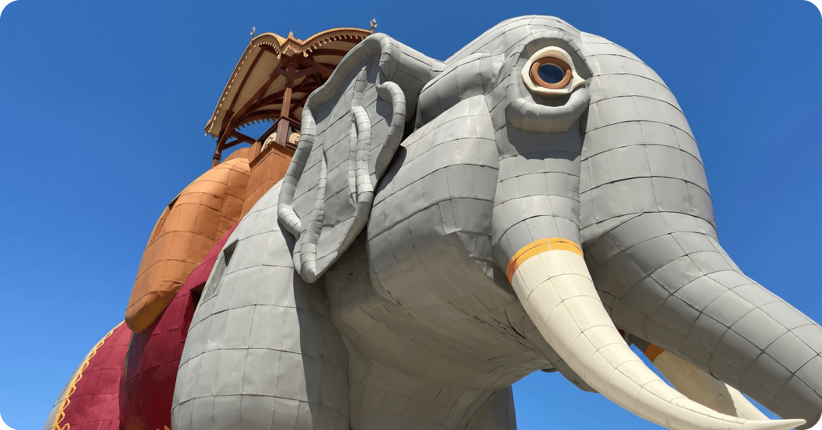 Lucy the Elephant in Margate.