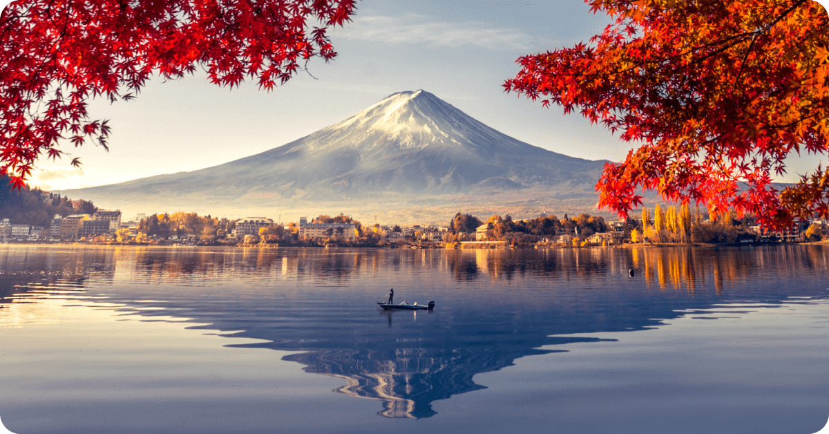 See Mount Fuji from Kawaguchiko