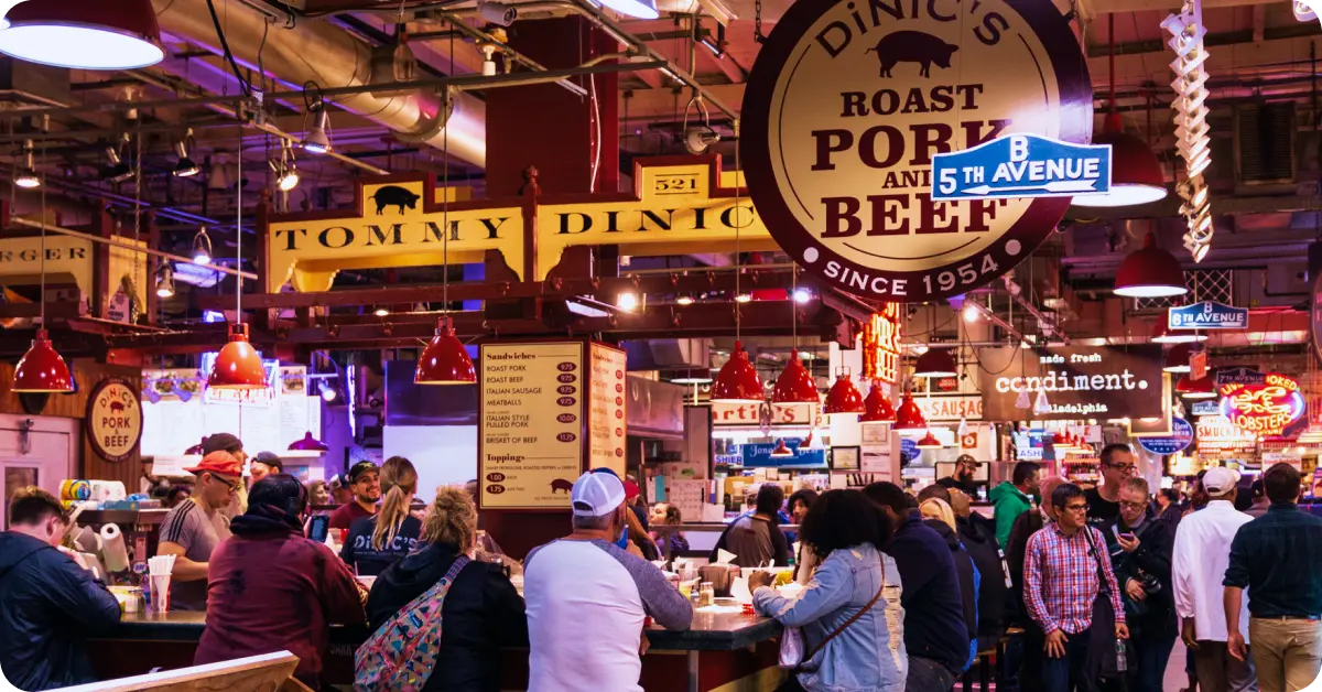 Reading Terminal Market.