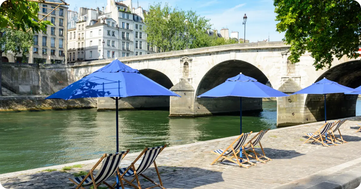 A beach in Paris