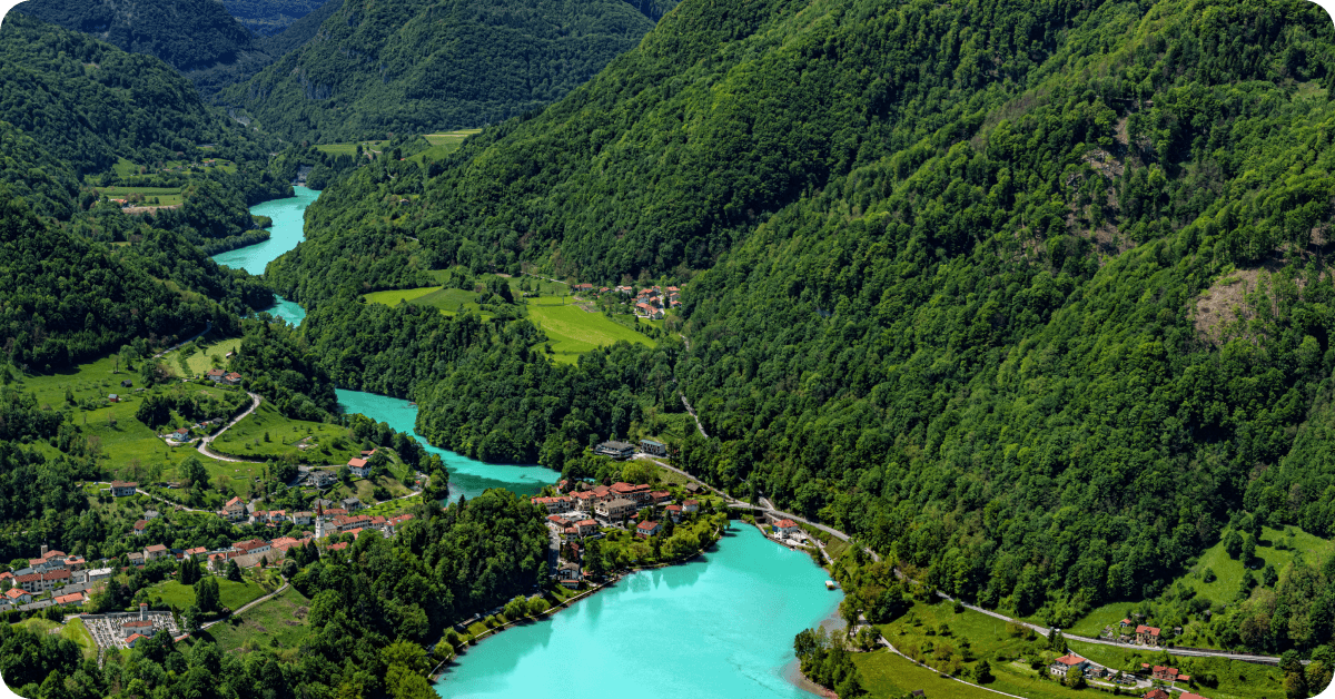 Soča-Tal in Slowenien