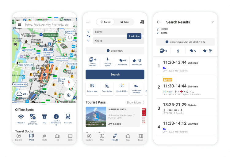 Best apps for Japan travel in 2026: Japan Travel by NAVITIME