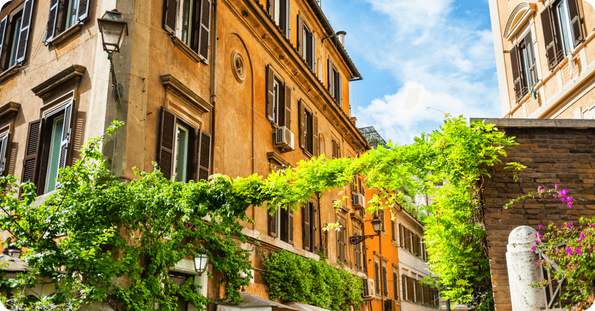 Trastevere in Italy.