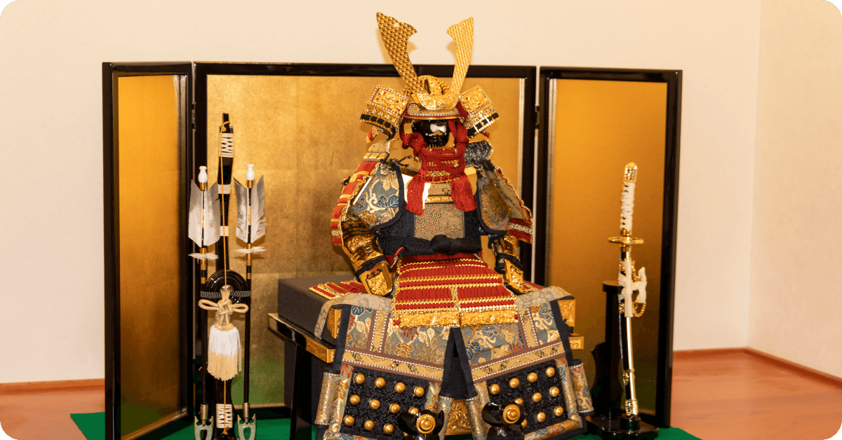 Miniature of samurai armor