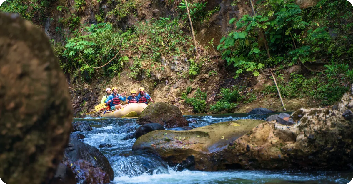 White-water rafting on the Pacuare River, Costa Rica