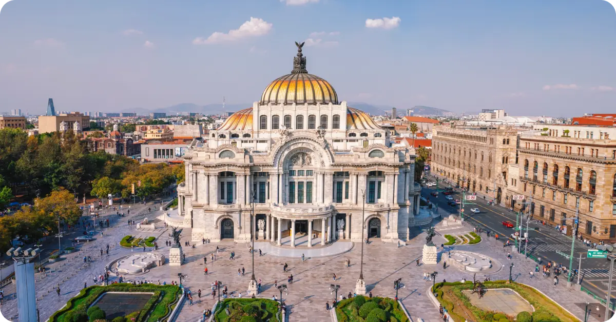 Palacio de Bellas Artes.