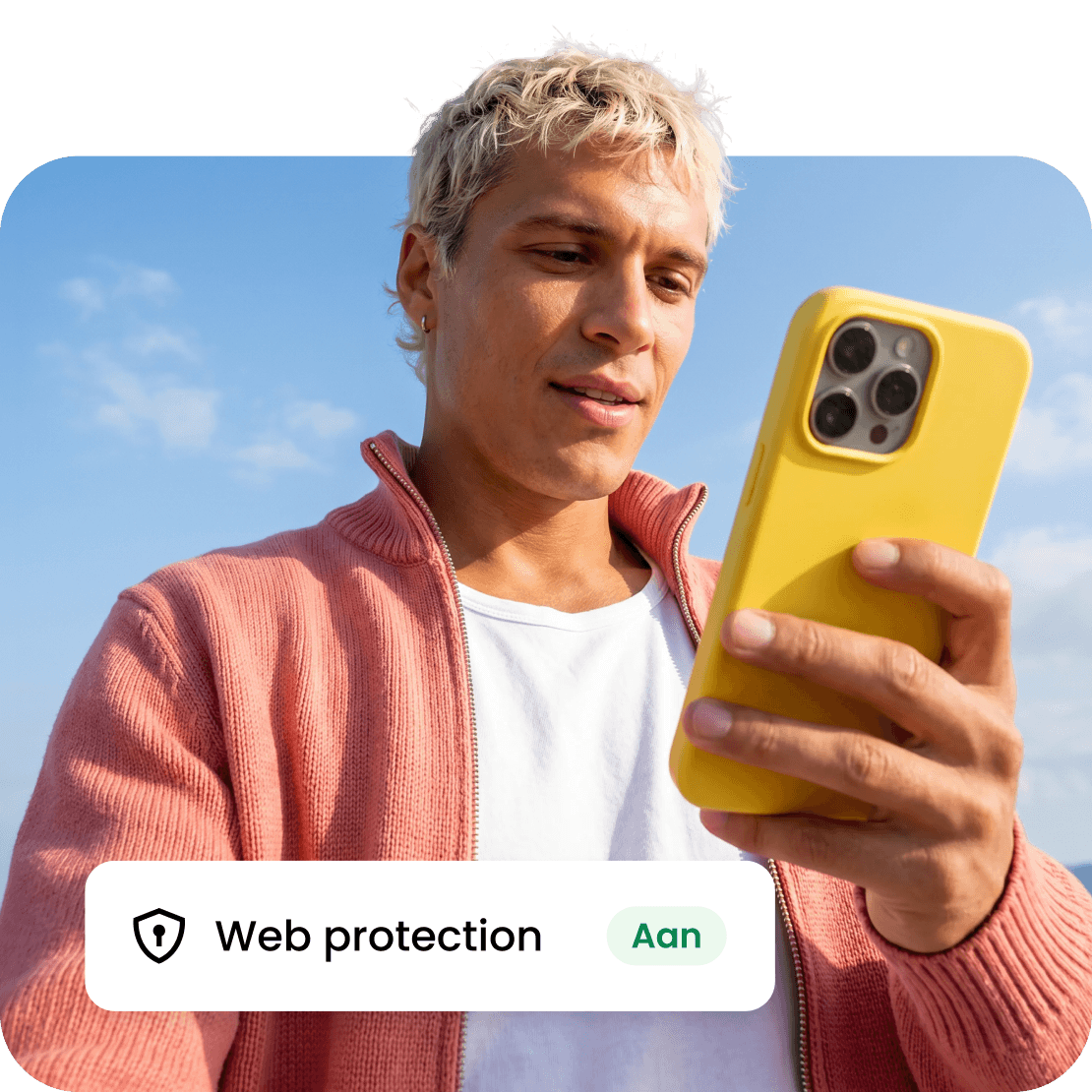 Saily's web protection-functie: DNS-filtering blokkeert schadelijke domeinen