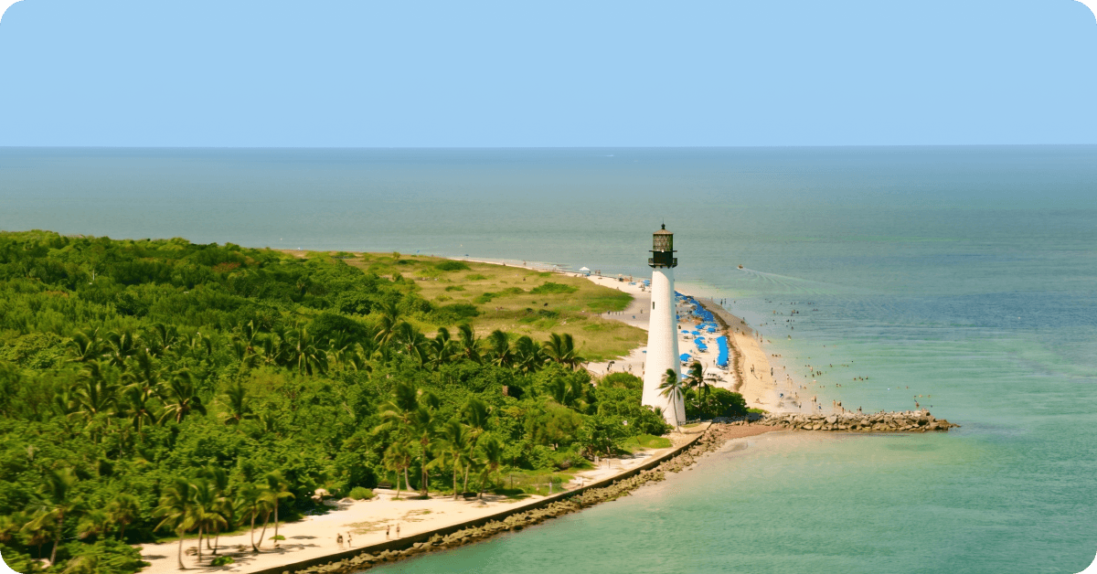 Escápate a Key Biscayne y al faro de Cape Florida