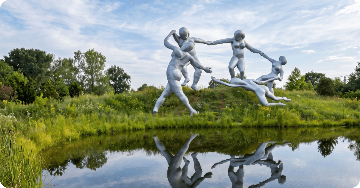 Grounds for Sculpture in Hamilton.