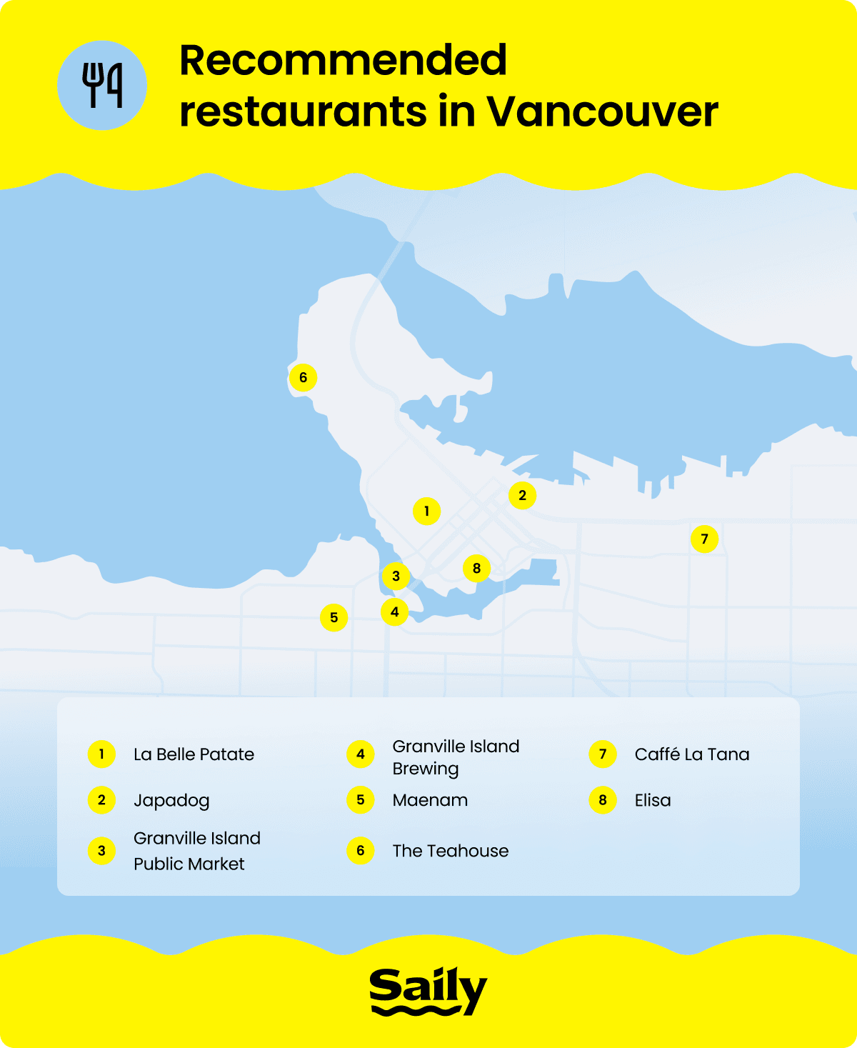 Where to eat and drink in Vancouver - recommended restaurants.