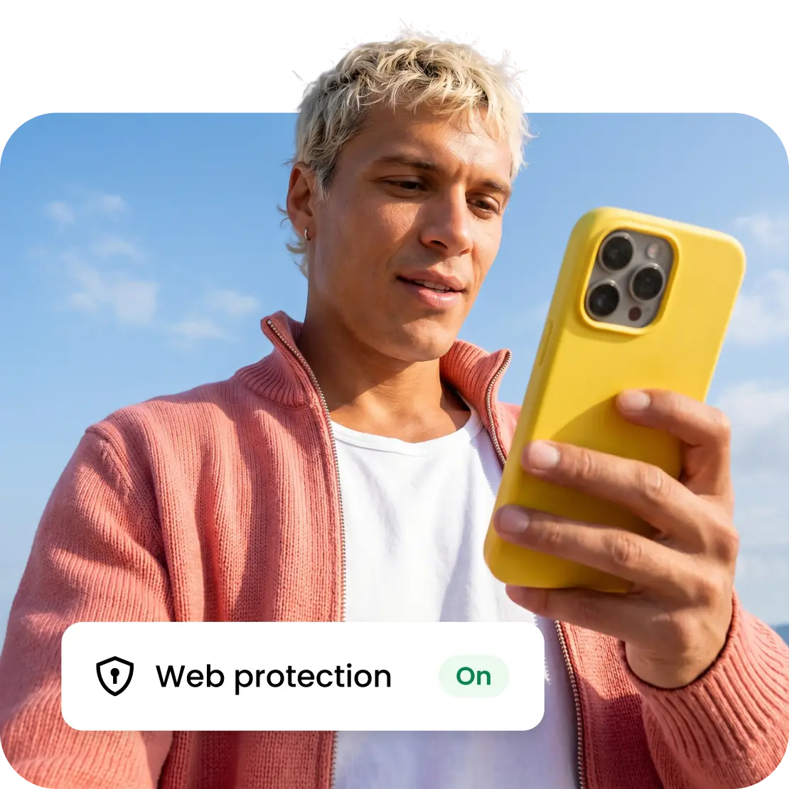 Saily web protection feature: DNS filtering blocks malicious domains
