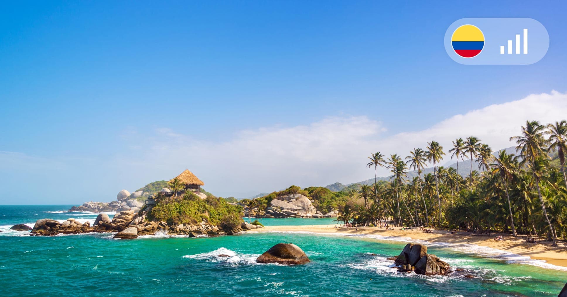 La playa no es una limitación para el roaming en Colombia
