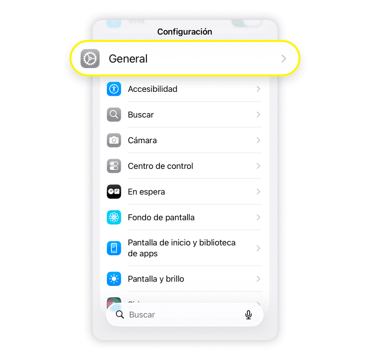 Cómo desactivar la actualización en segundo plano para todas las apps: Paso 1