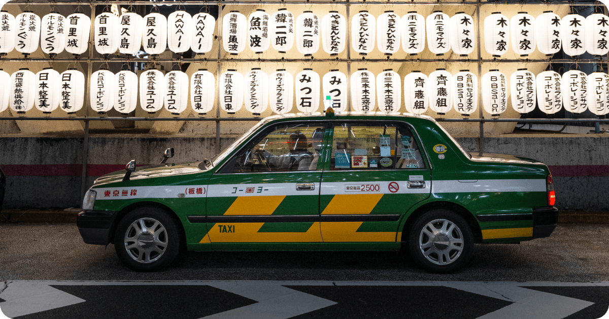Taxi in Tokyo