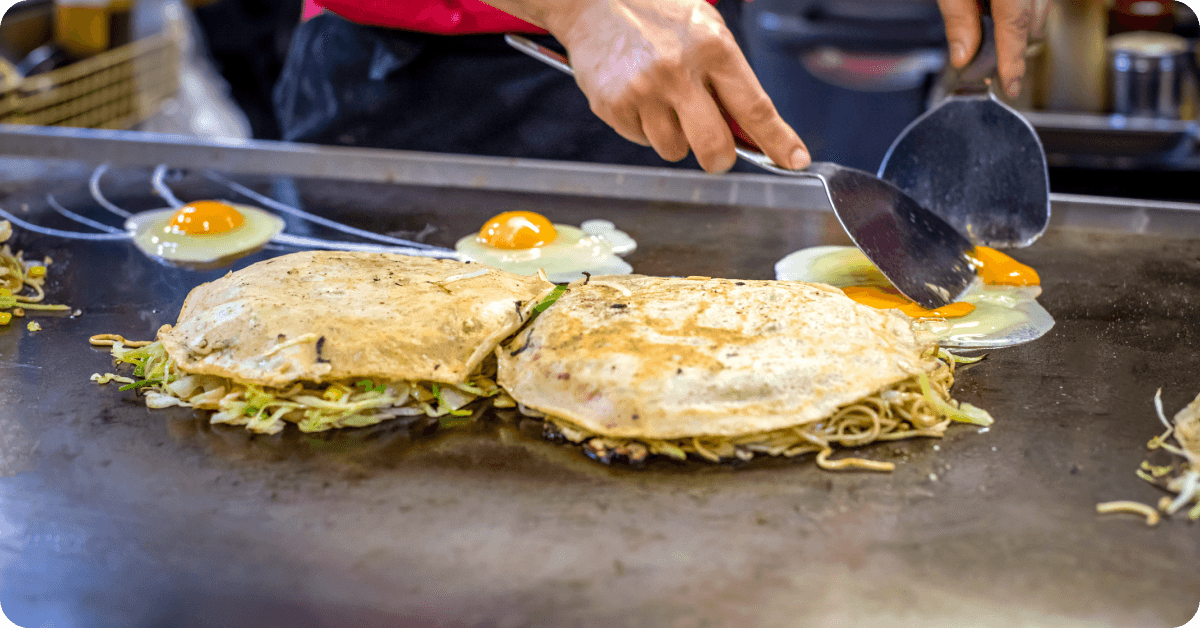 Japan food guide: Hiroshima-style Okonomiyaki