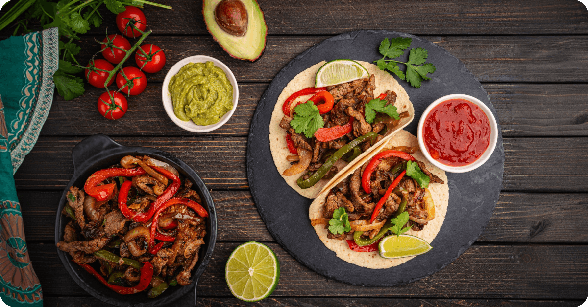 Most popular foods in Mexico: Fajitas