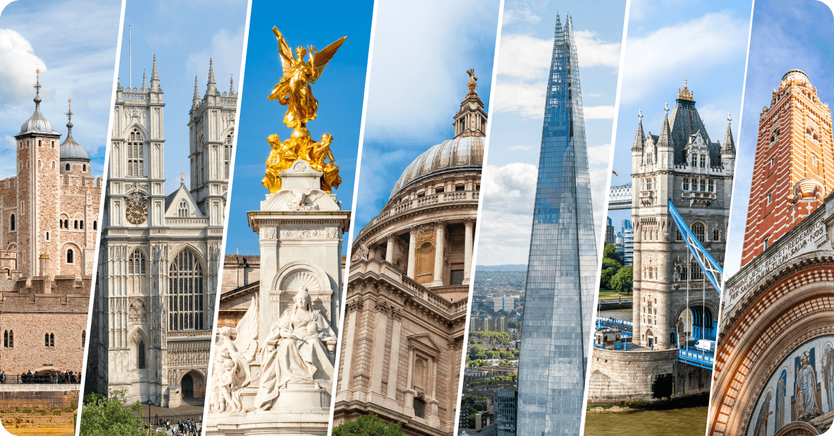 los siete monumentos emblemáticos de Londres