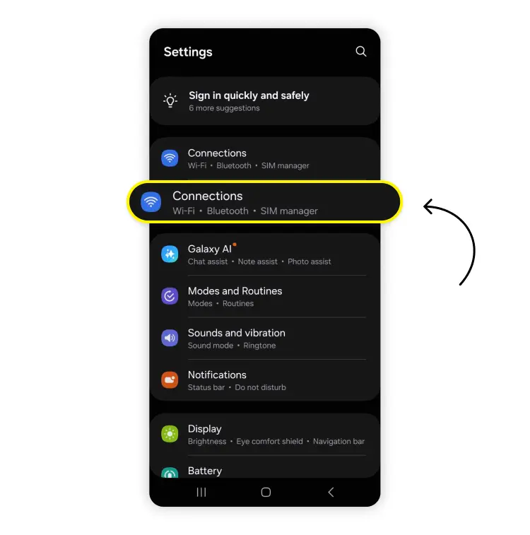 how to check if android is unlocked: step 1