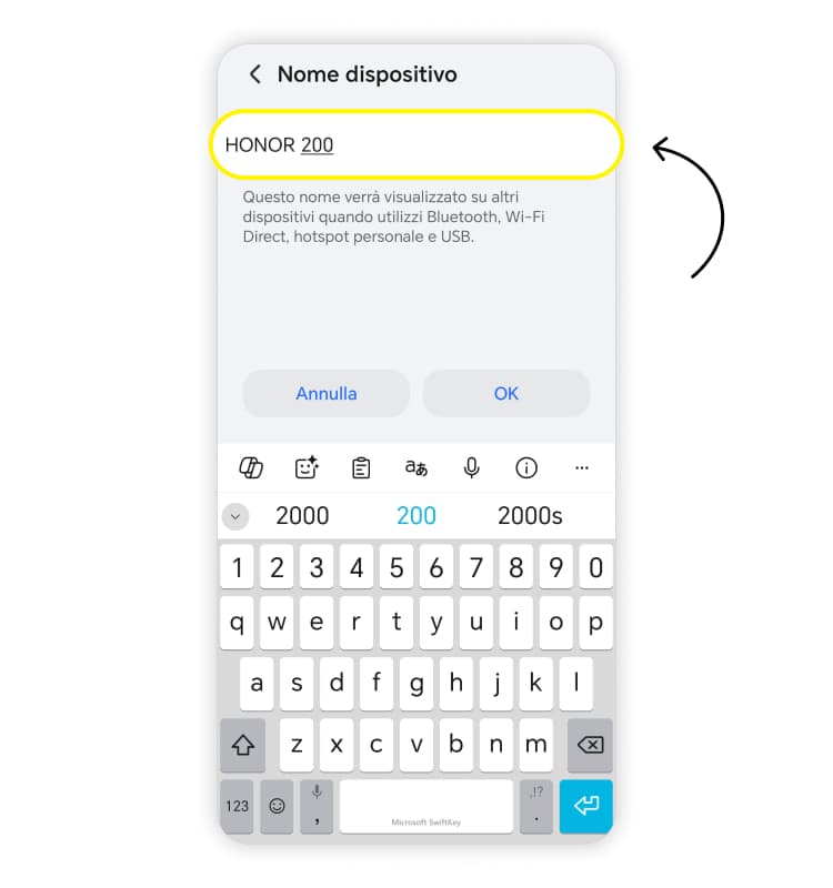cambiare la password dell'hotspot: passaggio 5