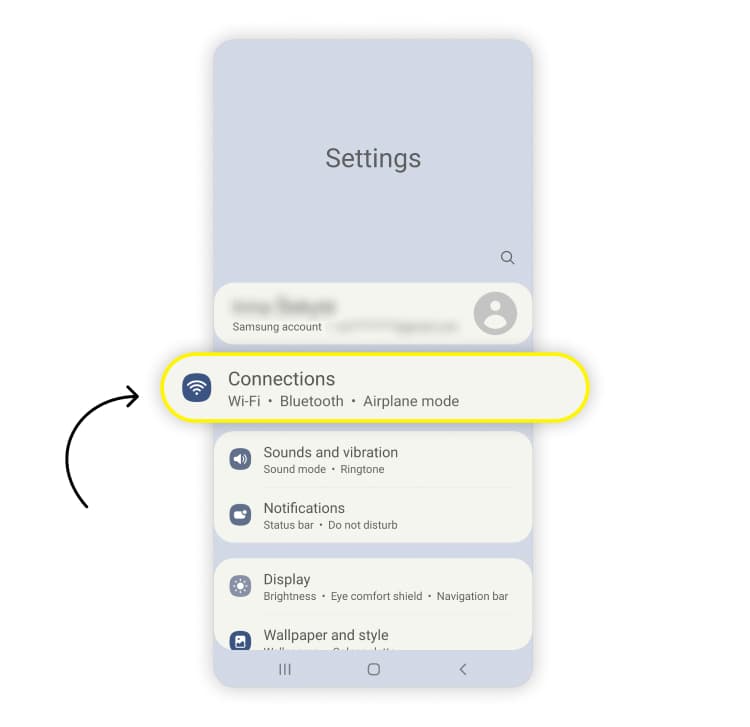 hotspot android: step 1