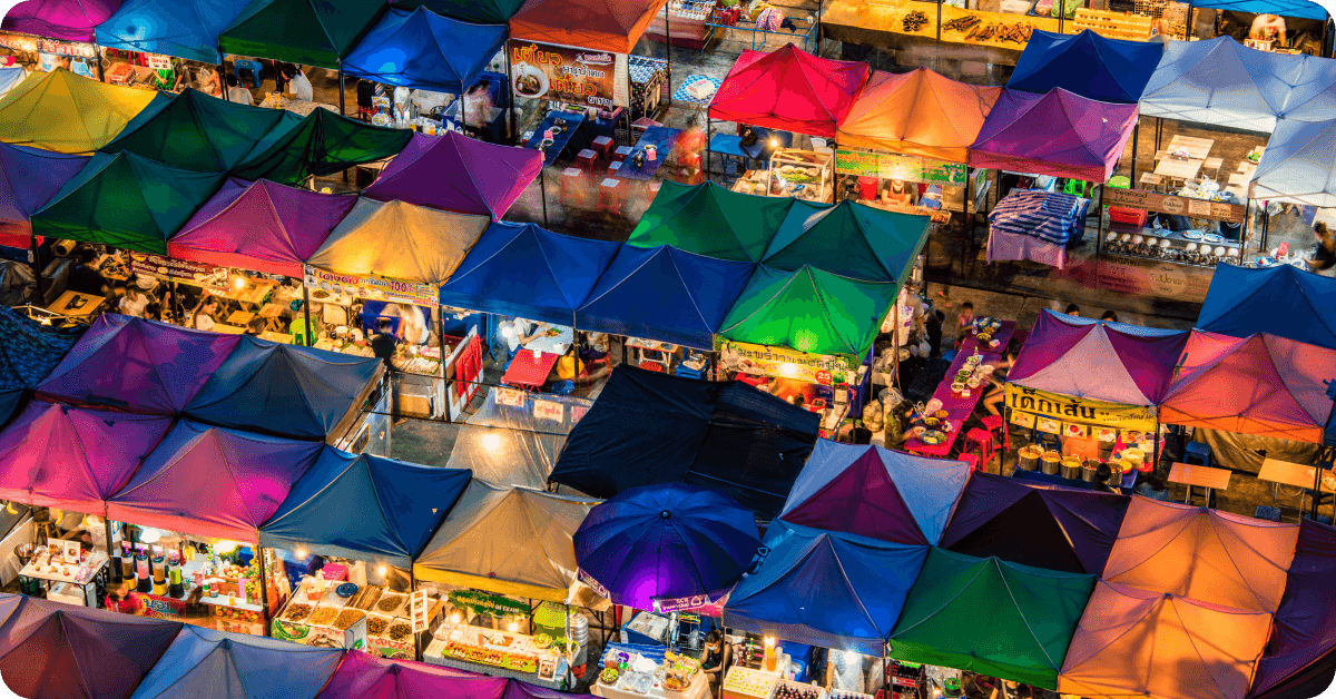 Urban sightseeing and city exploration in Thailand.