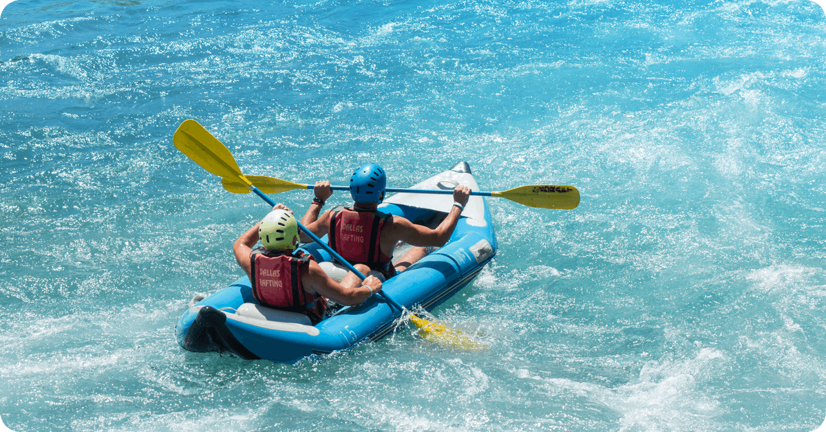 Kayaking in Turkey.