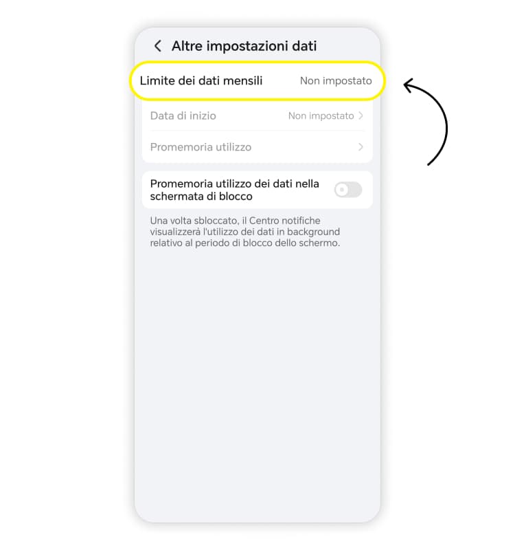 limitare l'utilizzo dell'hotspot: passaggio 6