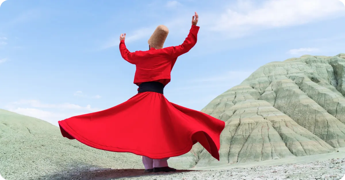Sufi whirling dervishes