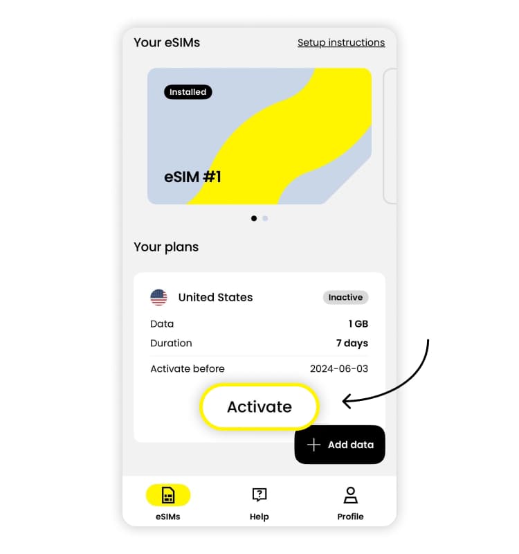 Activate eSIM on Iphone 12