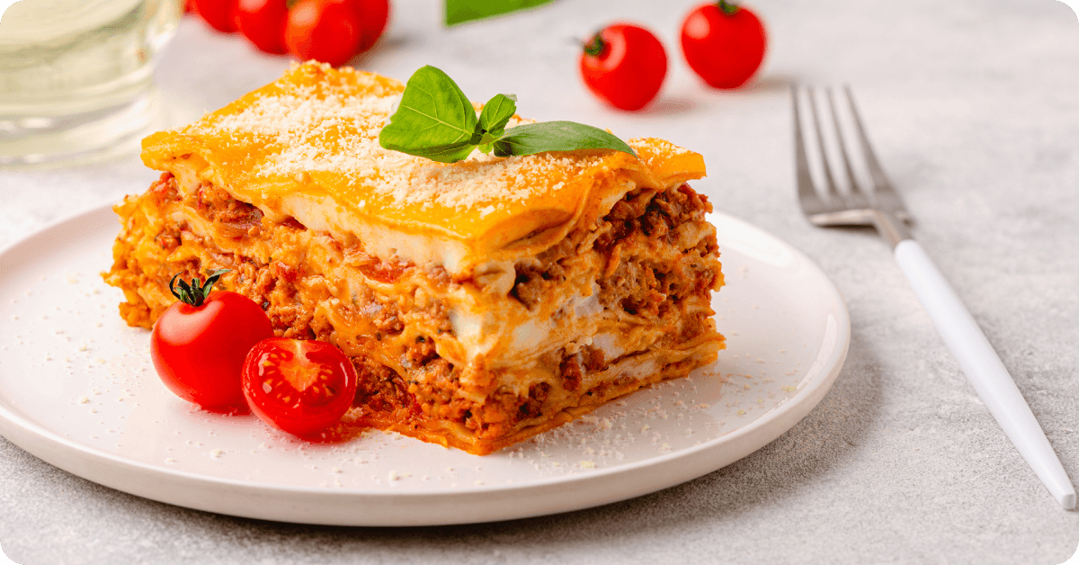 Food in Italy: Lasagna