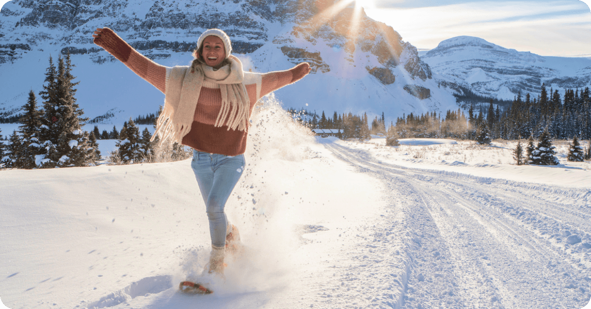 Banff during wintertime.