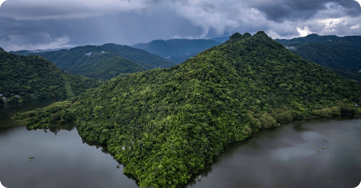 Puerto Rico during autumn.