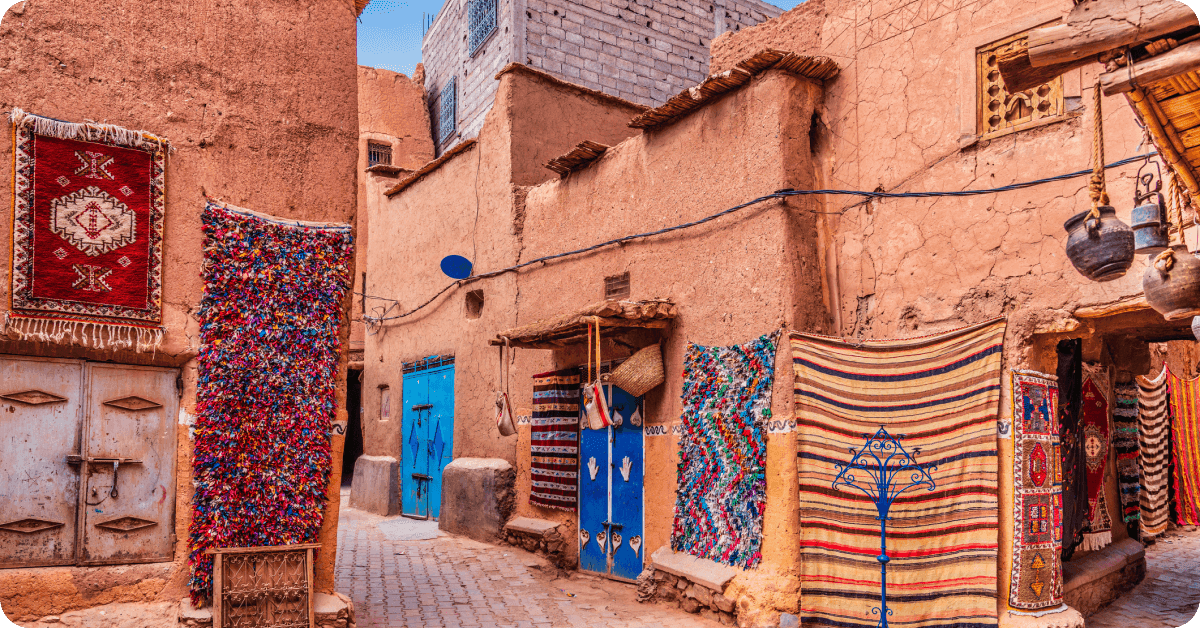 Medina in Marrakech, Morocco.