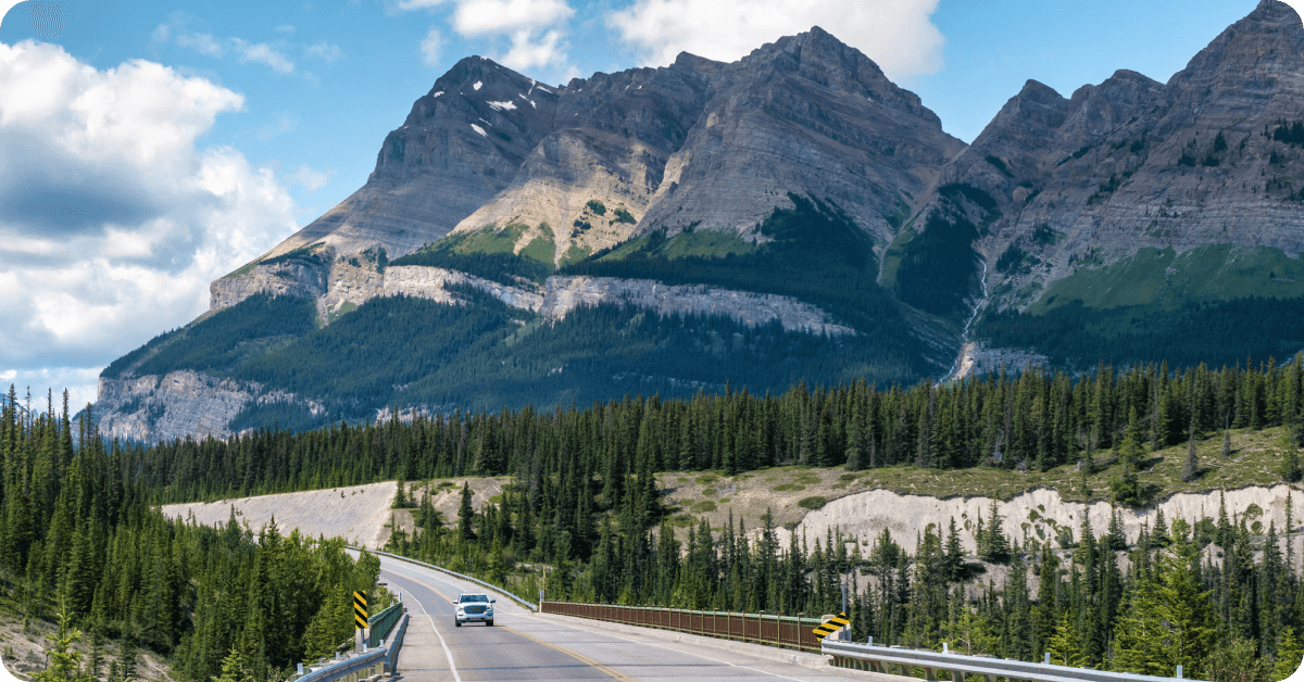 La promenade des Glaciers (Icefields Parkway)