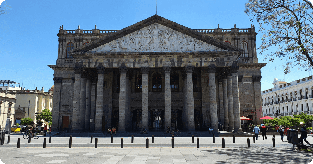 Exterior of Teatro Degollado