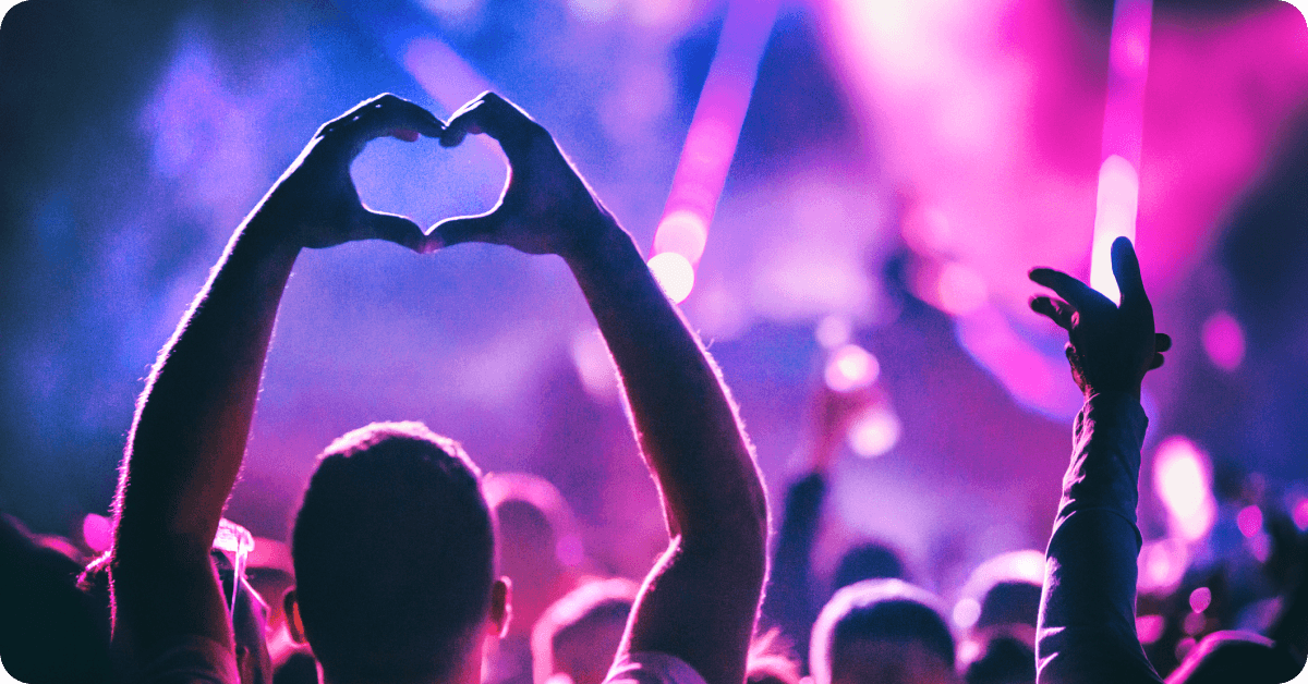 A party in Benidorm.