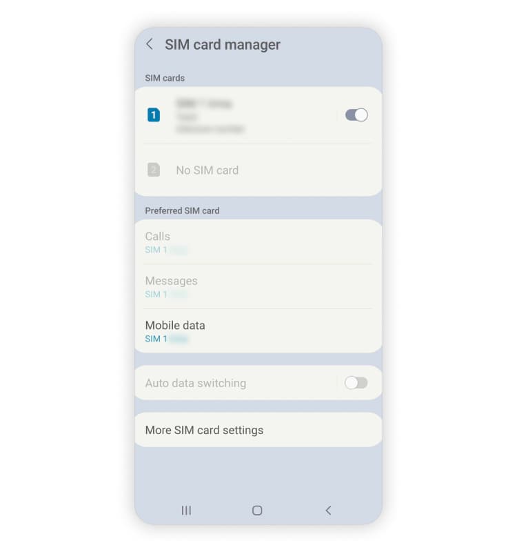 Holafly eSIM not working on Android: Step 4