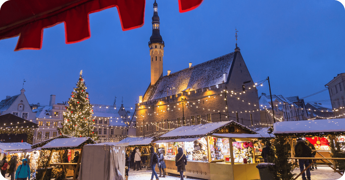 Tallinn's Christmas market is a beautiful European Christmas market.
