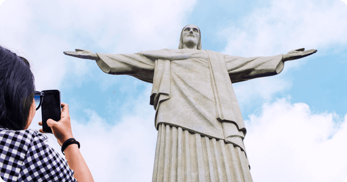 Christ the Redeemer in Rio de Janeiro.